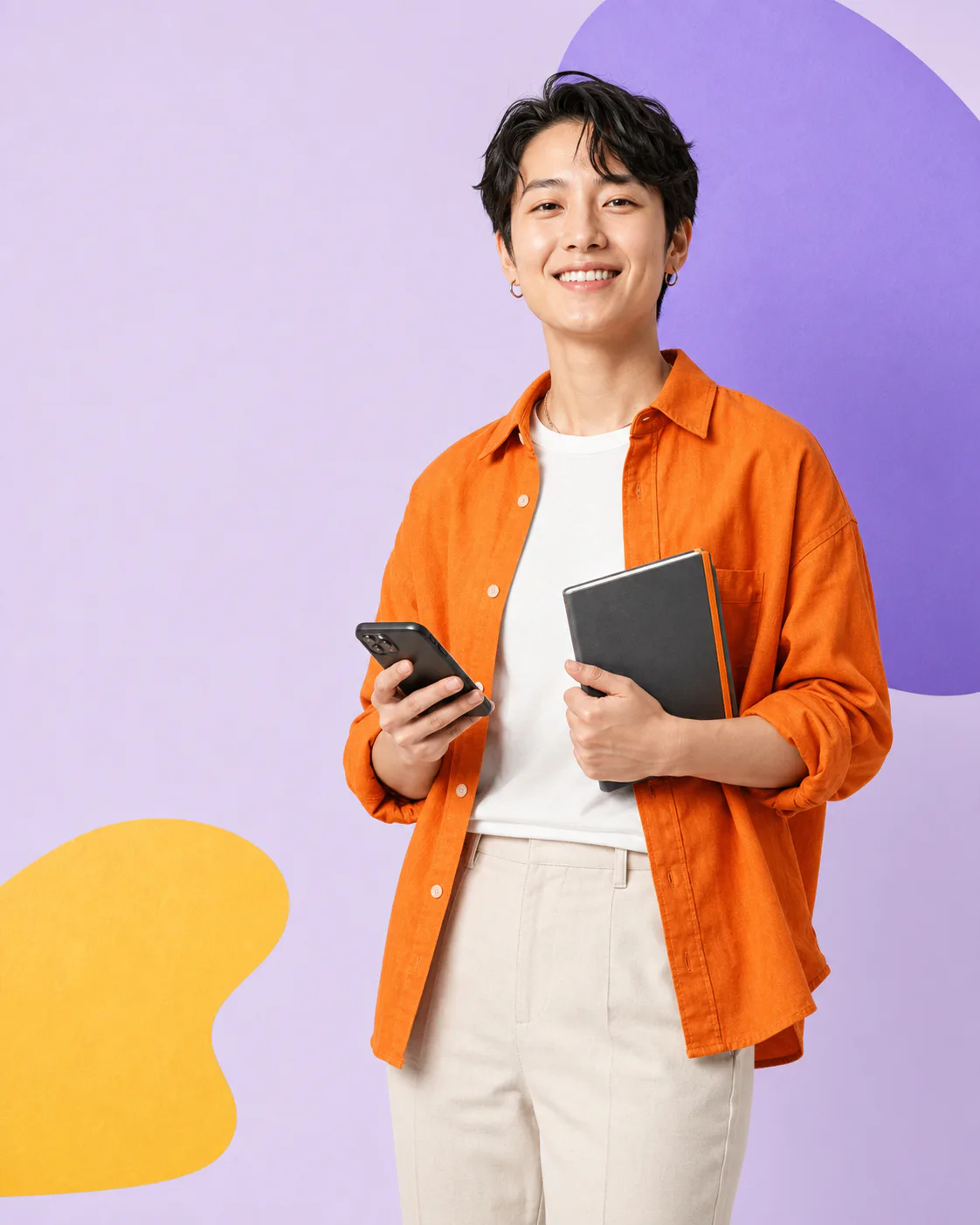 Adult ready to start a language course with Kourseo